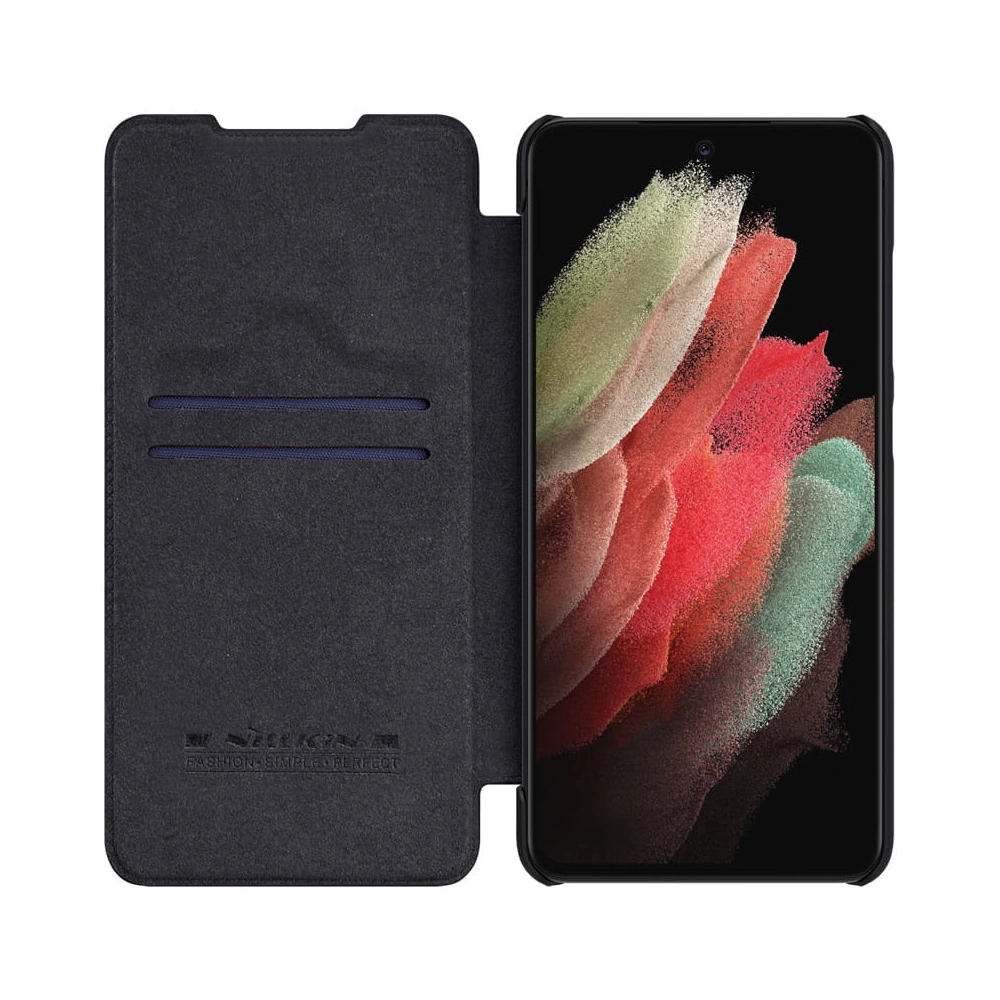Hurtownia GSM - Etui Nillkin QIN Samsung Galaxy S21 FE černá - NLK248BLK - {ean13} - Hurt