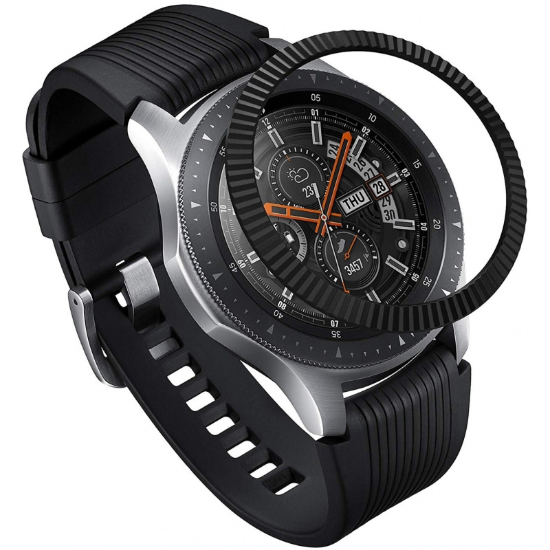 Ringke Distributor - 8809628568372 - RGK844SBLK - Ringke Bezel Ring Samsung Galaxy Gear S3/Watch 46mm Stainless Steel Black GW-46-05 - B2B homescreen