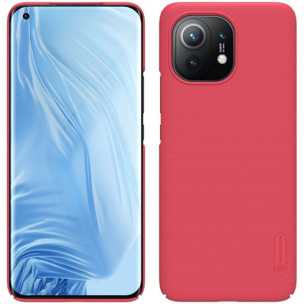 Hurtownia GSM - Etui Nillkin Super Frosted Shield Xiaomi Mi 11 Jasně červená - NLK220RED - {ean13} - Hurt