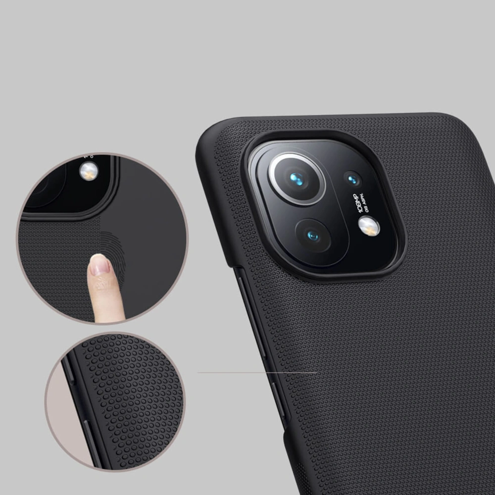Hurtownia GSM - Etui Nillkin Super Frosted Shield Xiaomi Mi 11 Černá - NLK219BLK - {ean13} - Hurt