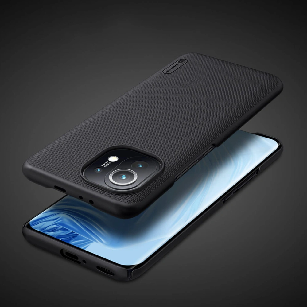 Hurtownia GSM - Etui Nillkin Super Frosted Shield Xiaomi Mi 11 Černá - NLK219BLK - {ean13} - Hurt