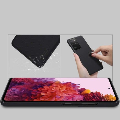 Etui Nillkin Super Frosted Shield Samsung Galaxy S21 Ultra Black