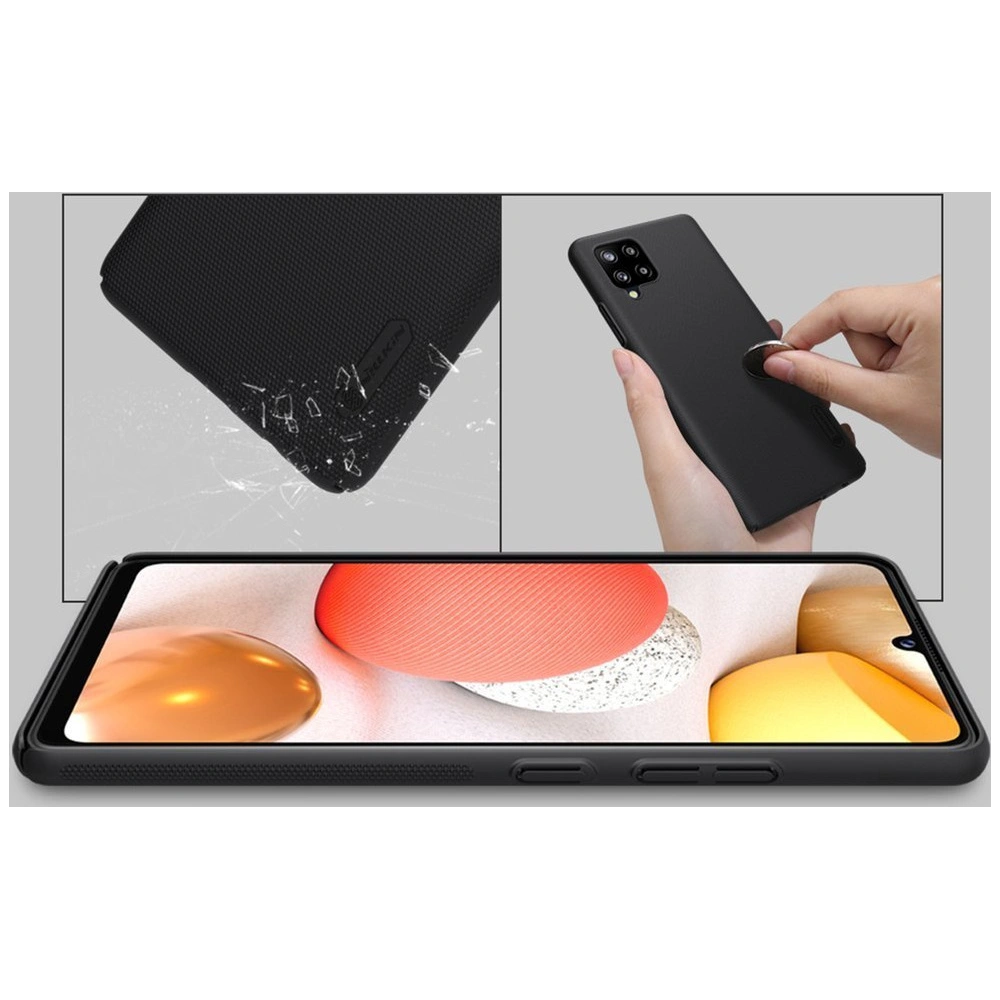 Hurtownia GSM - Etui Nillkin Super Frosted Shield Samsung Galaxy A42 5G černá - NLK215BLK - {ean13} - Hurt
