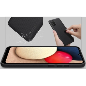Hurtownia GSM - Etui Nillkin Super Frosted Shield Samsung Galaxy A02s černé - NLK213BLK - {ean13} - Hurt