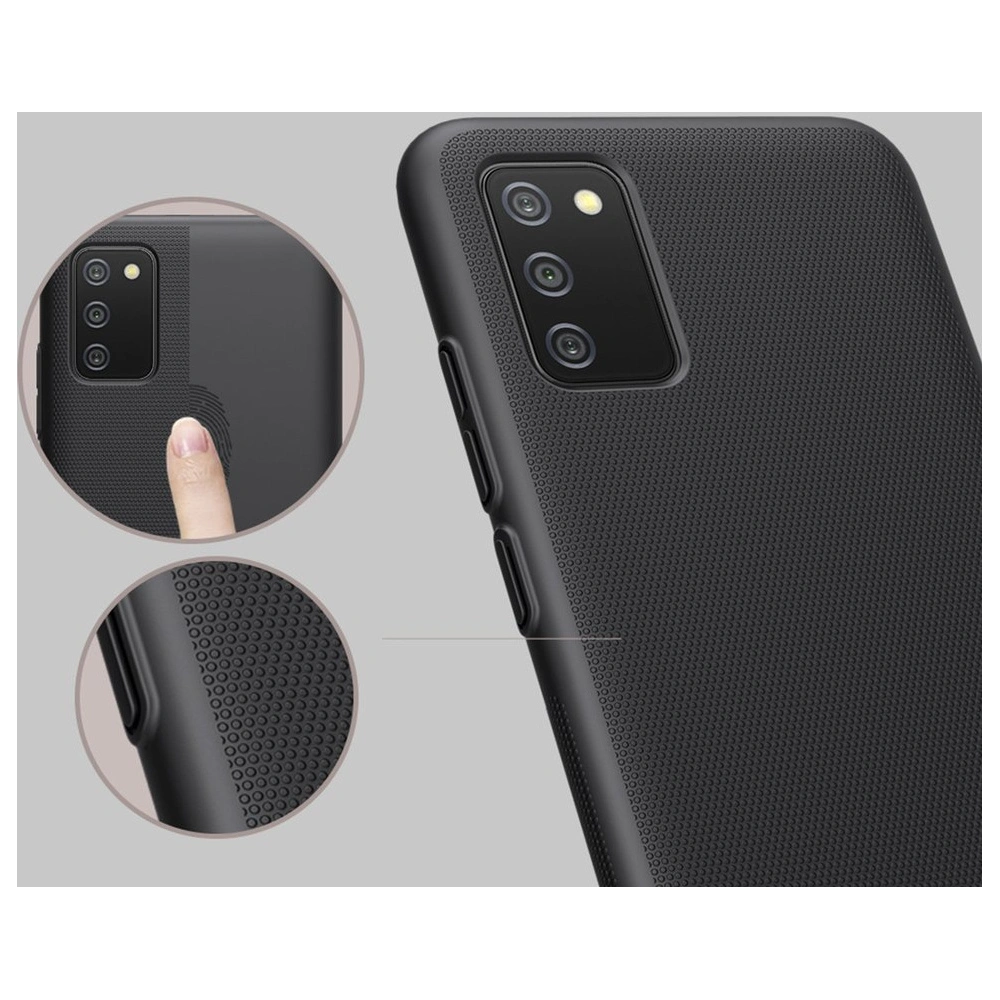 Hurtownia GSM - Etui Nillkin Super Frosted Shield Samsung Galaxy A02s černé - NLK213BLK - {ean13} - Hurt