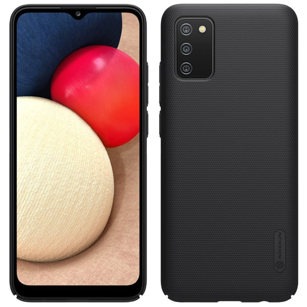 Hurtownia GSM - Etui Nillkin Super Frosted Shield Samsung Galaxy A02s černé - NLK213BLK - {ean13} - Hurt