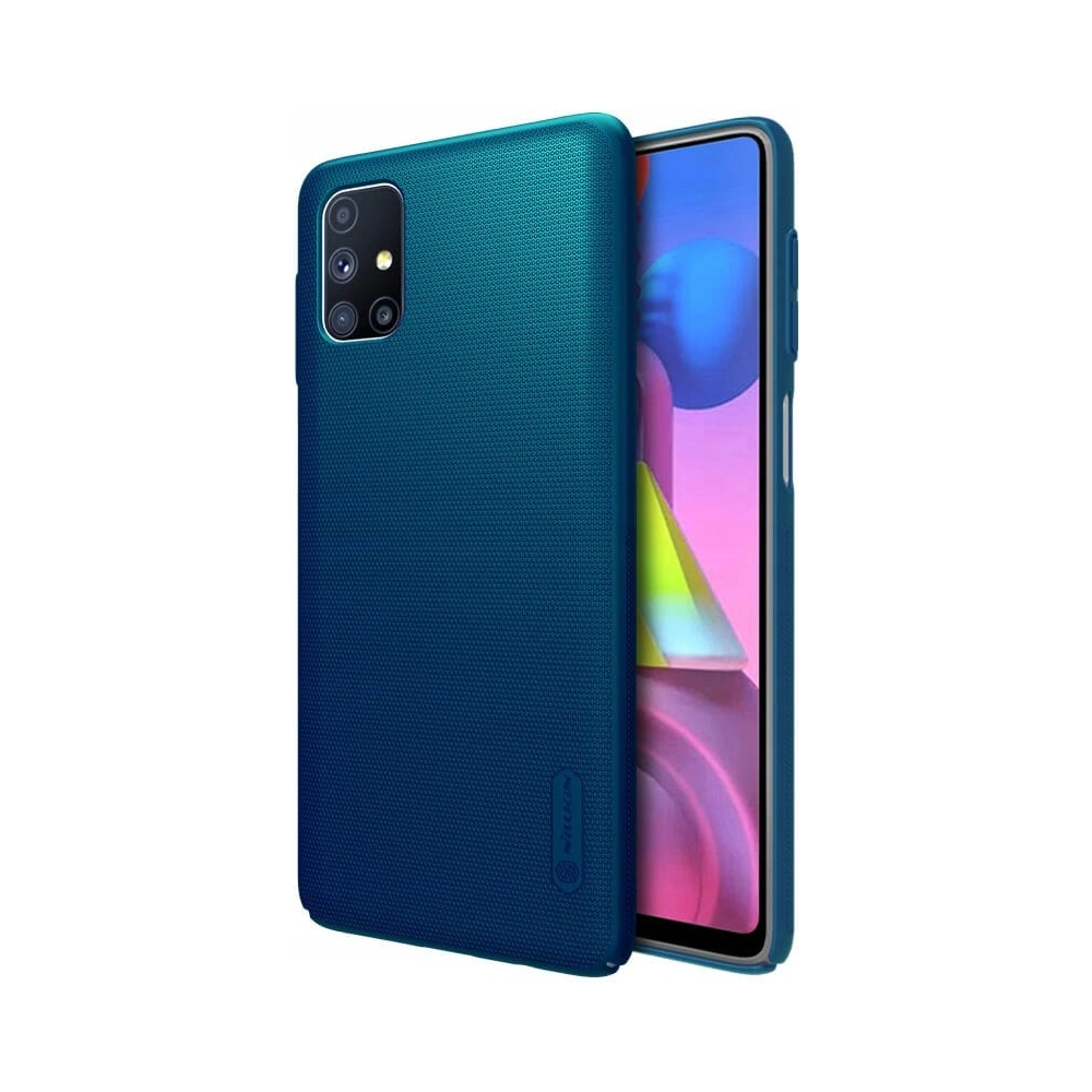 Hurtownia GSM - Etui Nillkin Super Frosted Shield Samsung Galaxy M51 Peacock Blue - NLK202BLU - {ean13} - Hurt