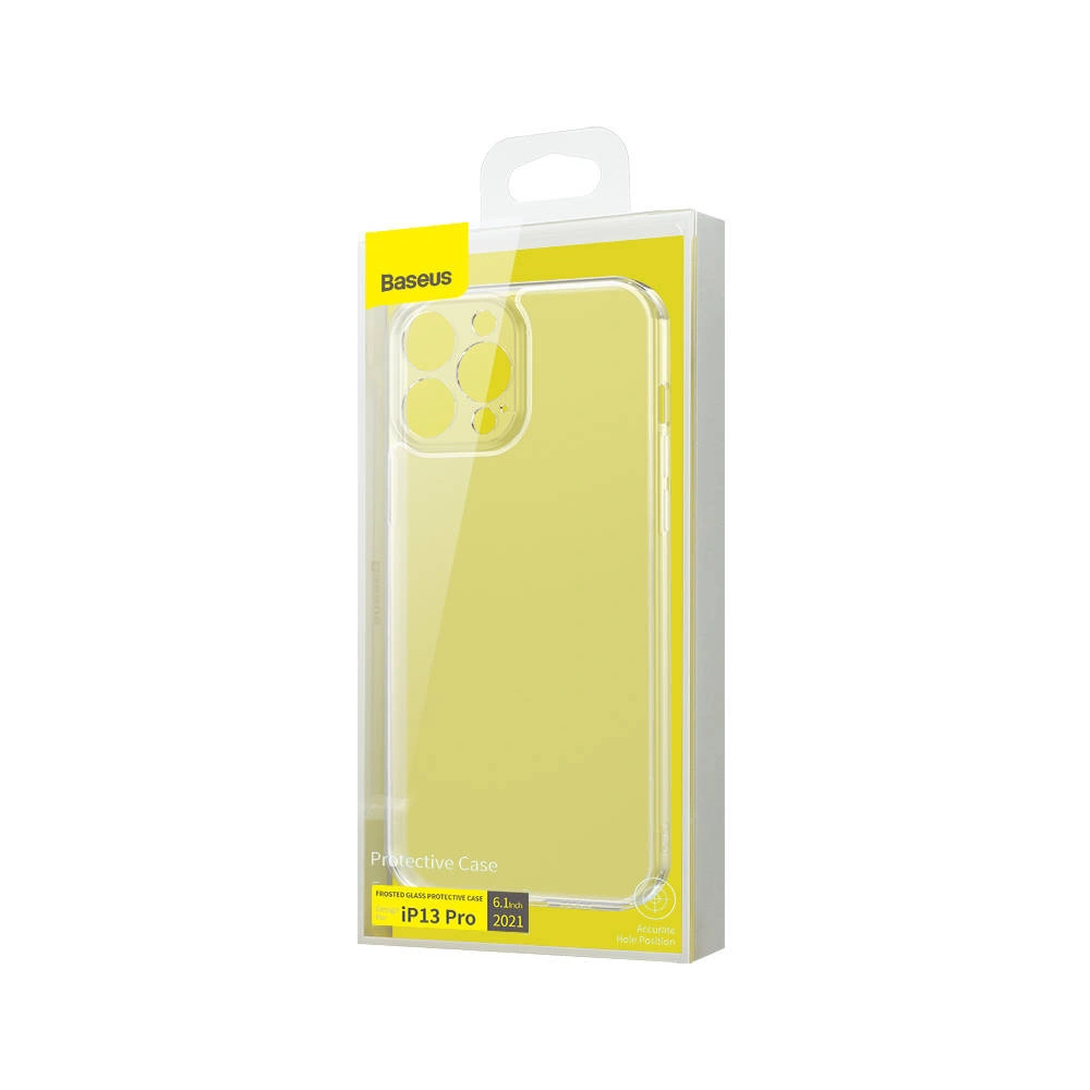Hurtownia GSM - Etui Baseus Frosted Glass Apple iPhone 13 Pro (průhledné) - BSU2951CL - {ean13} - Hurt