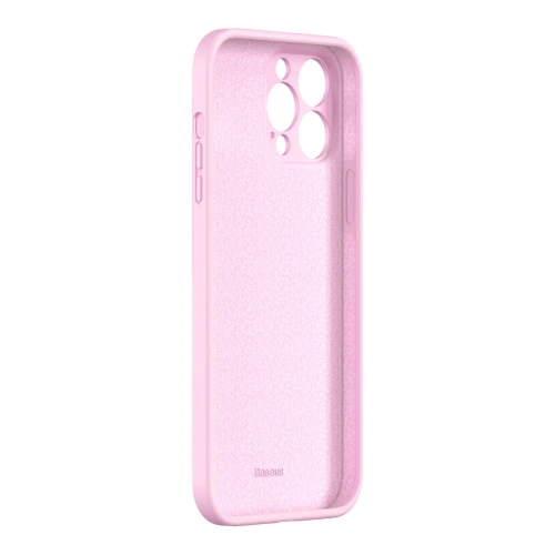 Etui Baseus Liquid Silica Apple iPhone 13 Pro Max (Różowy)