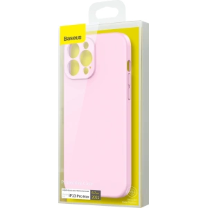 Etui Baseus Liquid Silica Apple iPhone 13 Pro Max (Różowy)