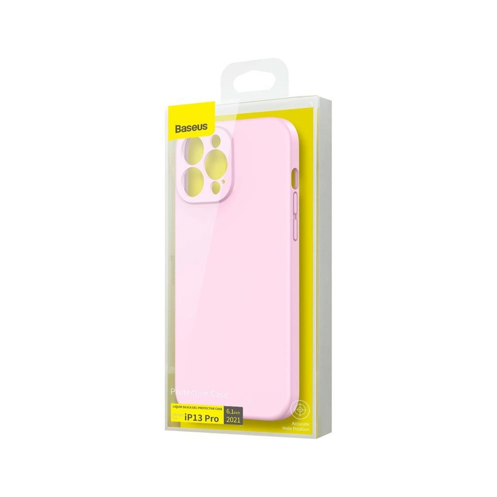 Hurtownia GSM - Etui Baseus Liquid Silica Apple iPhone 13 Pro (Růžový) - BSU2953PNK - {ean13} - Hurt