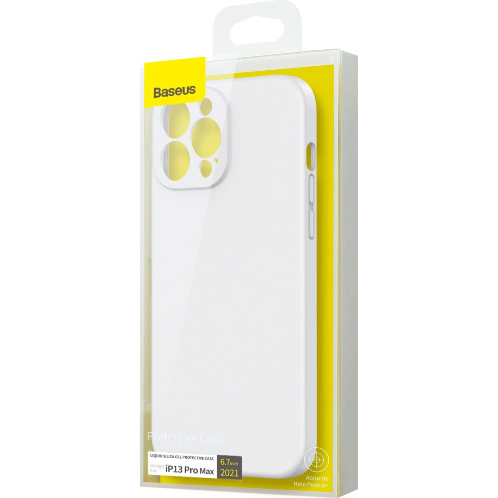 Wholesale Baseus Liquid Silica Apple iPhone 13 Pro Max (white) - BSU2957WHT - {ean13} - Hurt