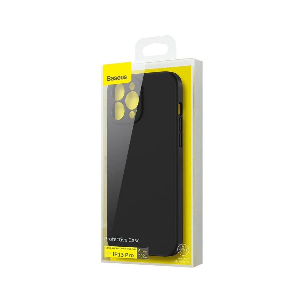 Wholesale Baseus Liquid Silica Apple iPhone 13 Pro (black) - BSU2961BLK - {ean13} - Hurt