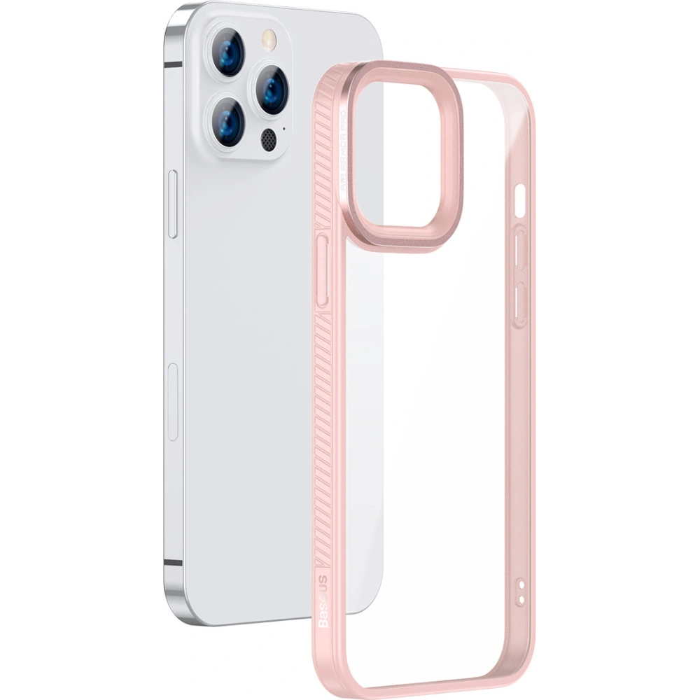 Hurtownia GSM - Etui Baseus Crystal Apple iPhone 13 Pro (Růžový) - BSU2963PNK - {ean13} - Hurt