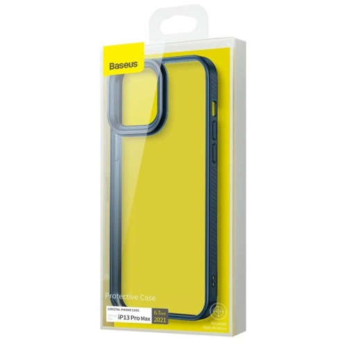 Etui Baseus Crystal Apple iPhone 13 Pro Max (niebieski)
