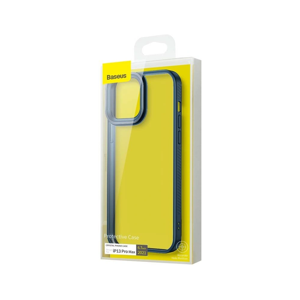Hurtownia GSM - Etui Baseus Crystal Apple iPhone 13 Pro Max (modrý) - BSU2964BLU - {ean13} - Hurt