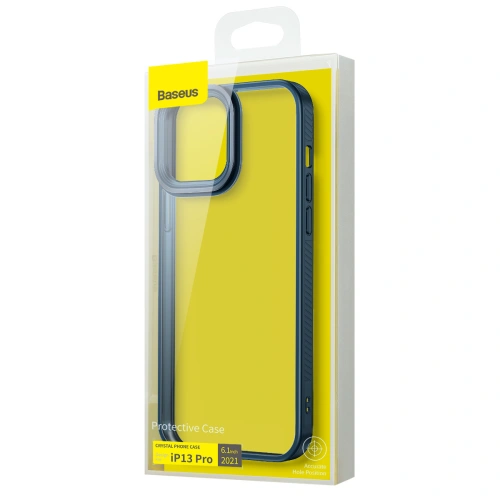 Etui Baseus Crystal Apple iPhone 13 Pro (niebieski)