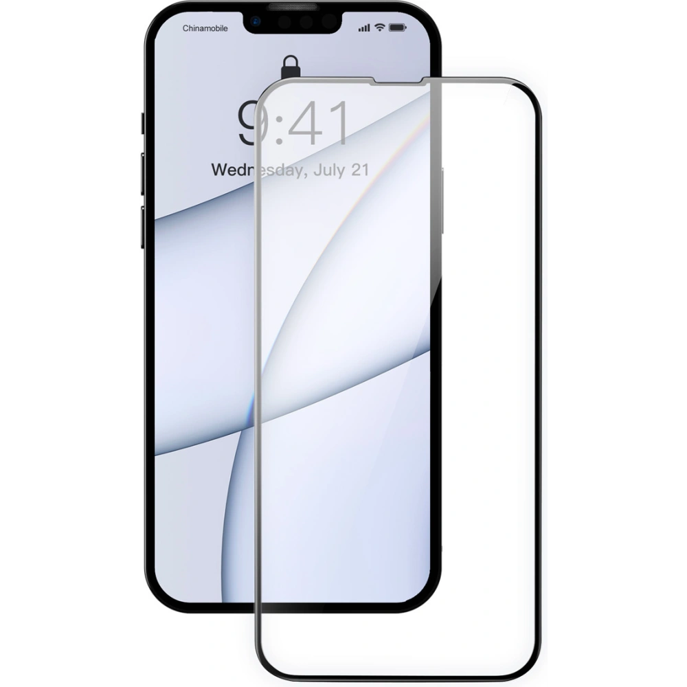 Hurtownia GSM - Tvrzené sklo 0.3mm Baseus SGQP030201 Apple iPhone 13 Pro Max [2 PACK] (černý rámeček) - BSU2971 - {ean13} - Hurt