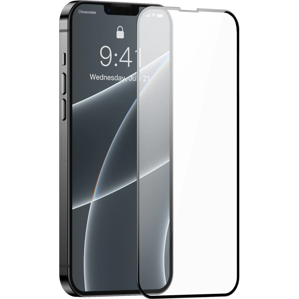 Hurtownia GSM - Tvrzené sklo 0.3mm Baseus SGQP030101 Apple iPhone 16e / 14 / 13 / 13 Pro [2 PACK] (černý rámeček) - BSU2972 - {ean13} - Hurt