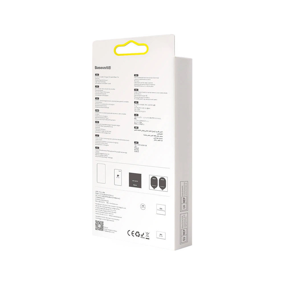 Hurtownia GSM - Tvrdé sklo 0.23mm Baseus SGQP020101 Apple iPhone 16e / 14 / 13 / 13 Pro [2 PACK] (černý rámeček) - BSU2979 - {ean13} - Hurt
