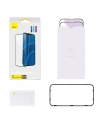Hurtownia GSM - 0.3mm Baseus Apple [2 PACK] Gehärtetes Glas SGQP0101 iPhone 16e / 14 / 13 / 13 Pro (schwarzer Rahmen) - BSU2983 - {ean13} - Hurt