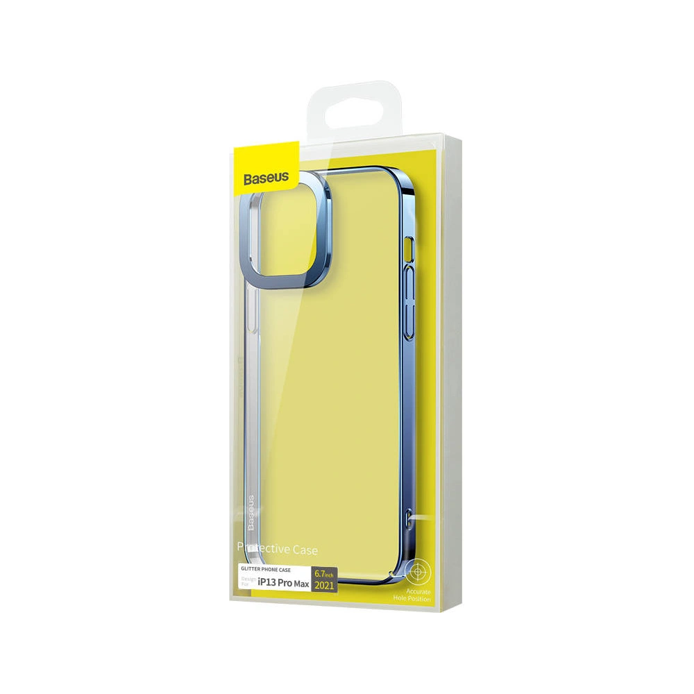 Hurtownia GSM - Etui Baseus Glitter Apple iPhone 13 Pro Max (Modrý) - BSU2987BLU - {ean13} - Hurt