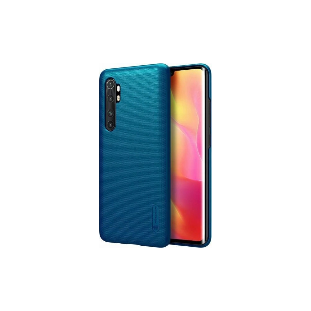 Hurtownia GSM - Etui Nillkin Super Frosted Shield Xiaomi Mi Note 10 Lite Peacock Blue - NLK135BLU - {ean13} - Hurt