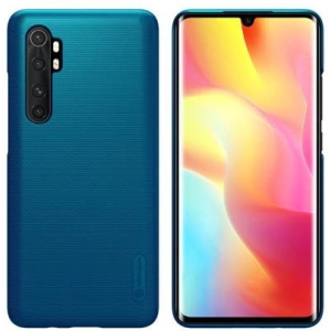 Hurtownia GSM - Etui Nillkin Super Frosted Shield Xiaomi Mi Note 10 Lite Peacock Blue - NLK135BLU - {ean13} - Hurt