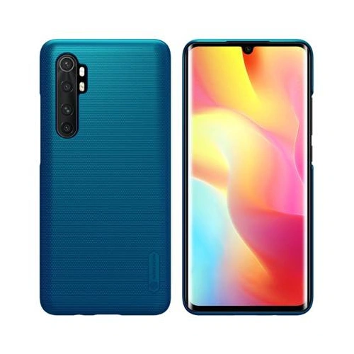 Etui Nillkin Super Frosted Shield Xiaomi Mi Note 10 Lite Peacock Blue