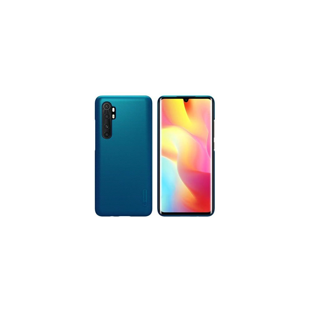 Hurtownia GSM - Etui Nillkin Super Frosted Shield Xiaomi Mi Note 10 Lite Peacock Blue - NLK135BLU - {ean13} - Hurt