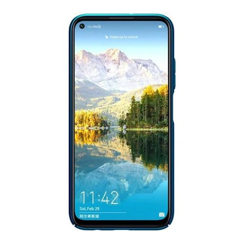 Etui Nillkin Super Frosted Shield Huawei P40 Lite Peacock Blue