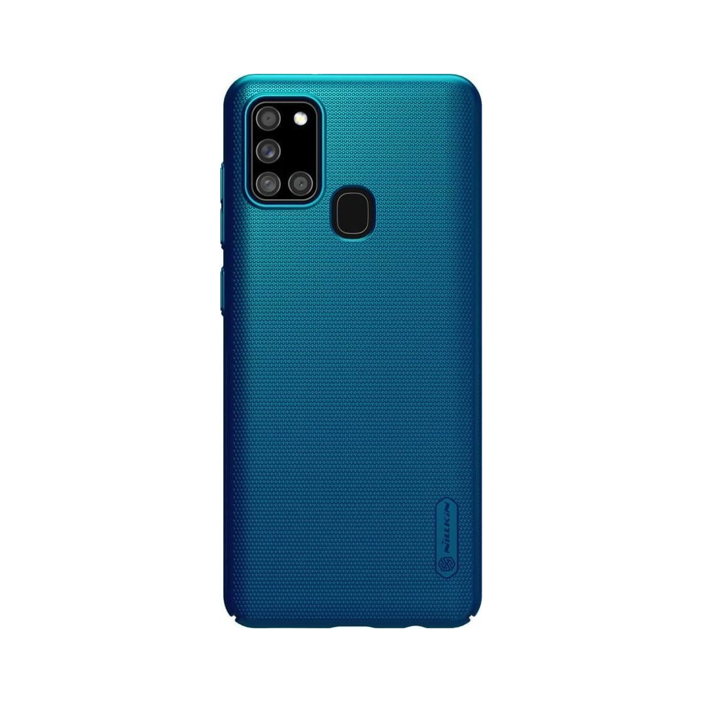 Hurtownia GSM - Etui Nillkin Super Frosted Shield Samsung Galaxy A21s Peacock Blue - NLK131BLU - {ean13} - Hurt
