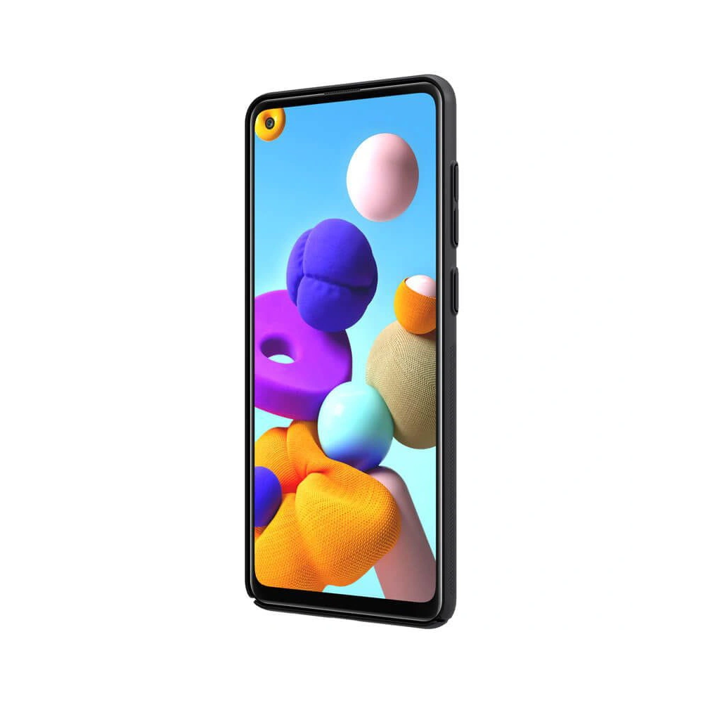 Hurtownia GSM - Etui Nillkin Super Frosted Shield Samsung Galaxy A21s černé - NLK130BLK - {ean13} - Hurt