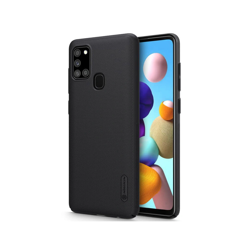Hurtownia GSM - Etui Nillkin Super Frosted Shield Samsung Galaxy A21s černé - NLK130BLK - {ean13} - Hurt