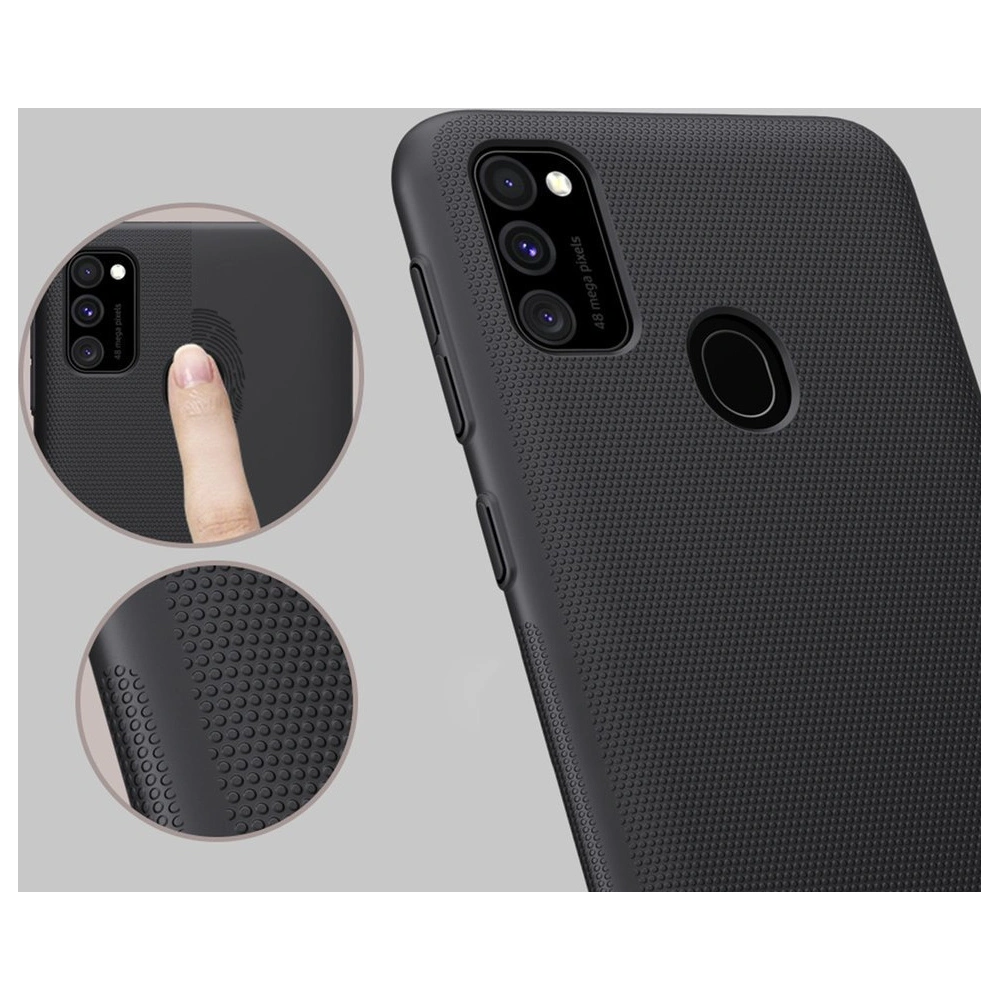 Hurtownia GSM - Etui Nillkin Super Frosted Shield Samsung Galaxy M30s/M21 Černé - NLK128BLK - {ean13} - Hurt