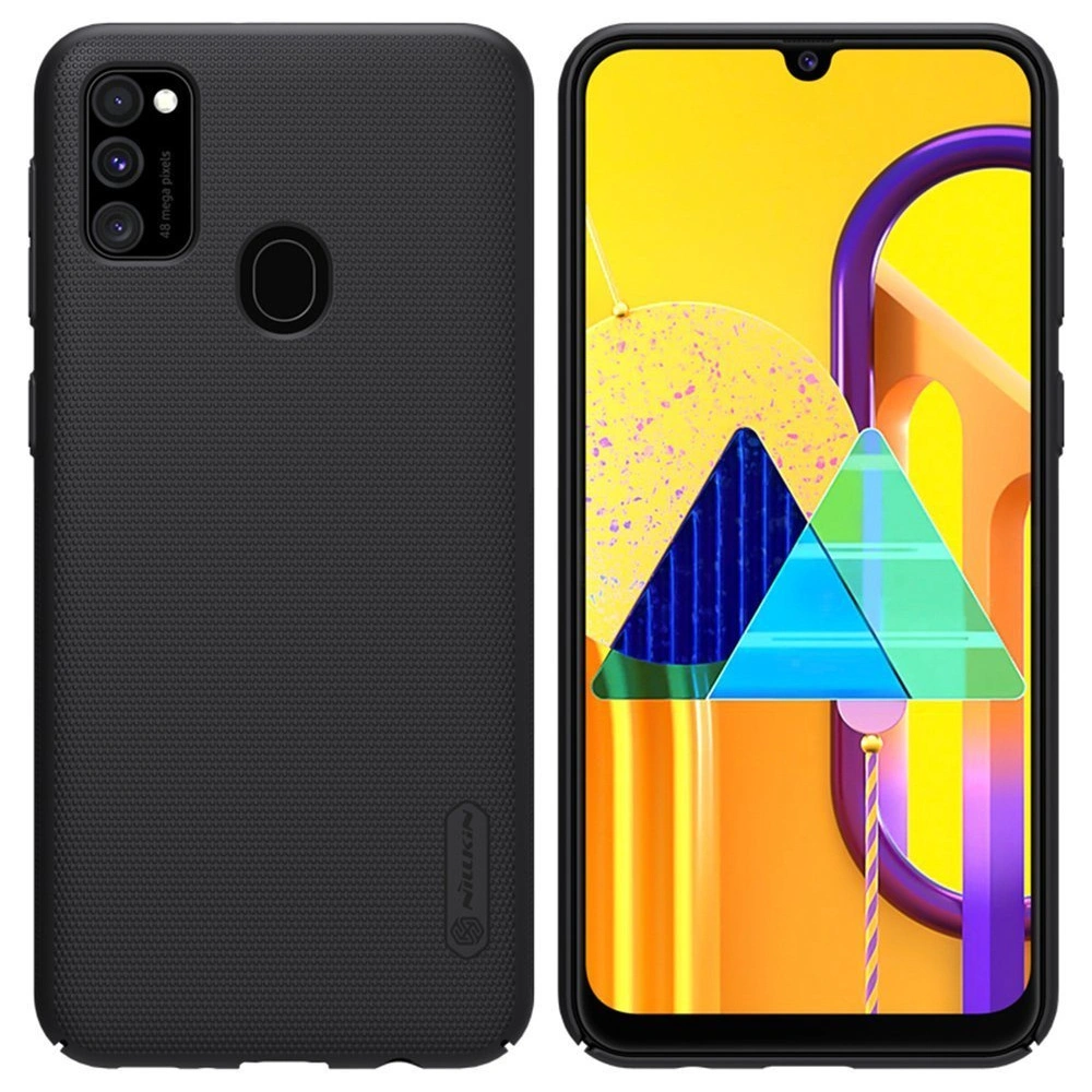 Hurtownia GSM - Etui Nillkin Super Frosted Shield Samsung Galaxy M30s/M21 Černé - NLK128BLK - {ean13} - Hurt