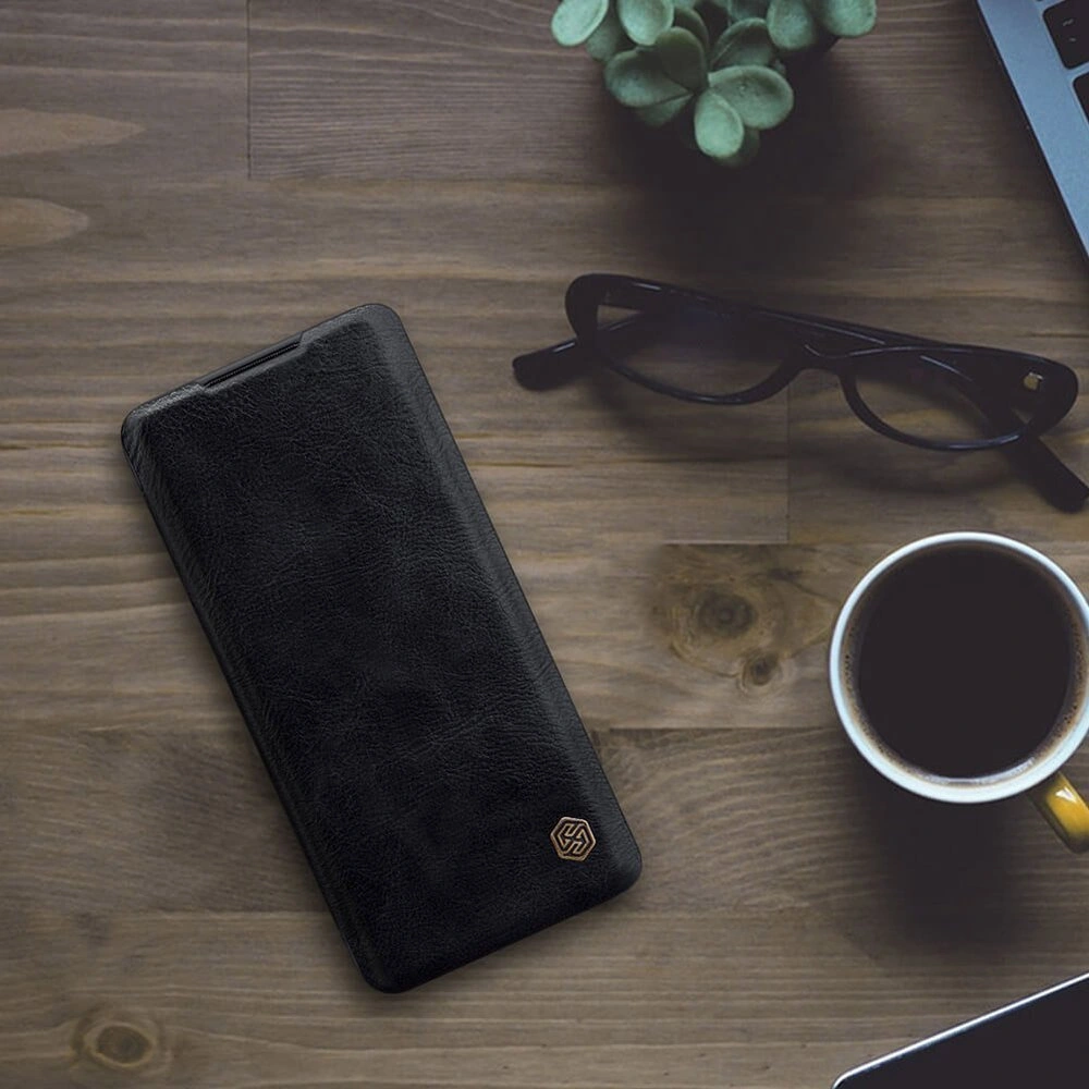 Hurtownia GSM - Etui Nillkin QIN Xiaomi Mi Note 10 Lite Černé - NLK127BLK - {ean13} - Hurt