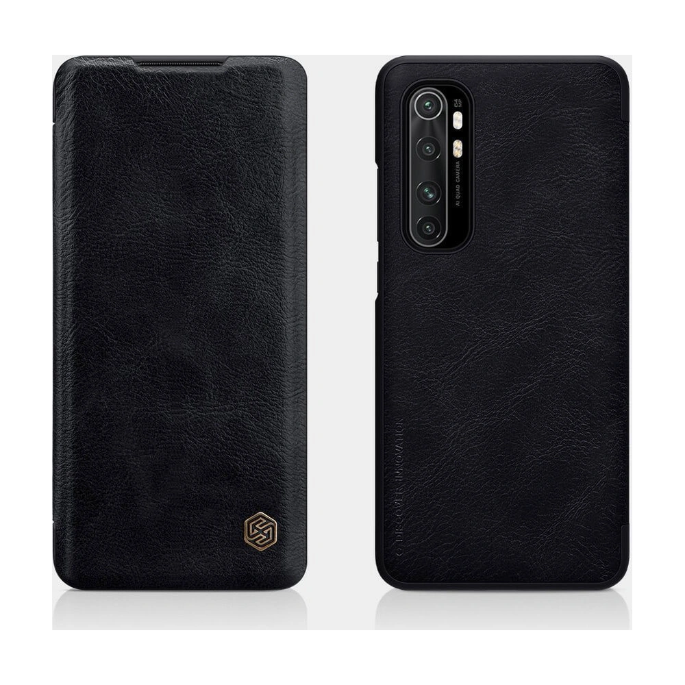 Hurtownia GSM - Etui Nillkin QIN Xiaomi Mi Note 10 Lite Černé - NLK127BLK - {ean13} - Hurt