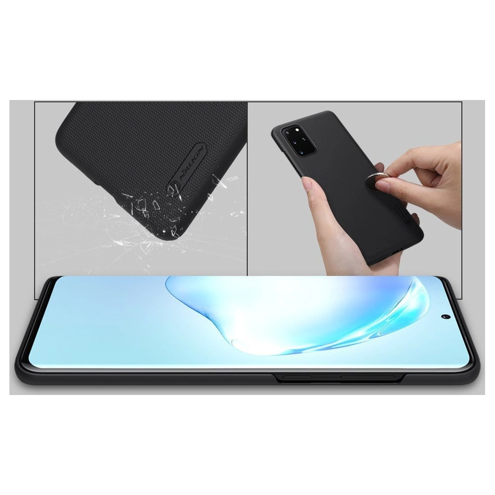 Hurtownia GSM - Etui Nillkin Super Frosted Shield Samsung Galaxy S20+ Plus černé - NLK105BLK - {ean13} - Hurt