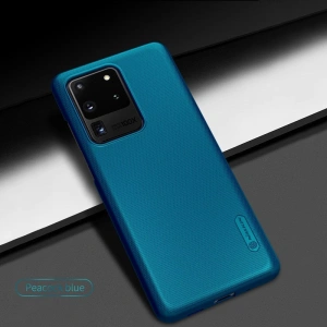 Hurtownia GSM - Etui Nillkin Super Frosted Shield Samsung Galaxy S20 Ultra Peacock Blue - NLK104BLU - {ean13} - Hurt