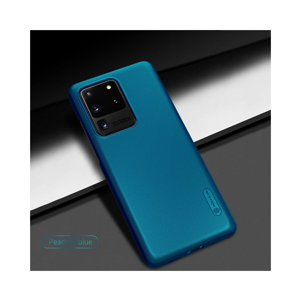 Hurtownia GSM - Etui Nillkin Super Frosted Shield Samsung Galaxy S20 Ultra Peacock Blue - NLK104BLU - {ean13} - Hurt