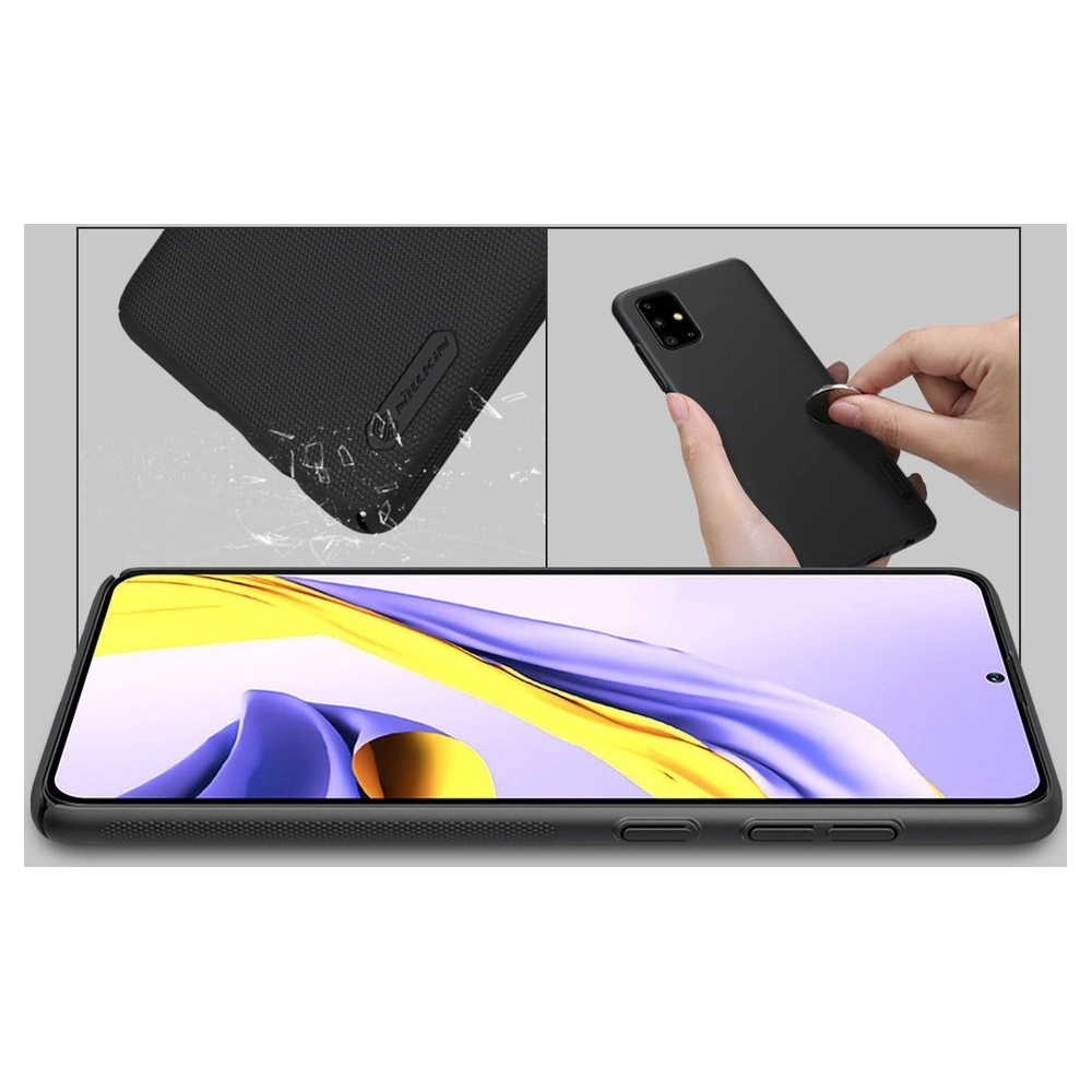Hurtownia GSM - Etui Nillkin Super Frosted Shield Samsung Galaxy A71 Černé - NLK101BLK - {ean13} - Hurt