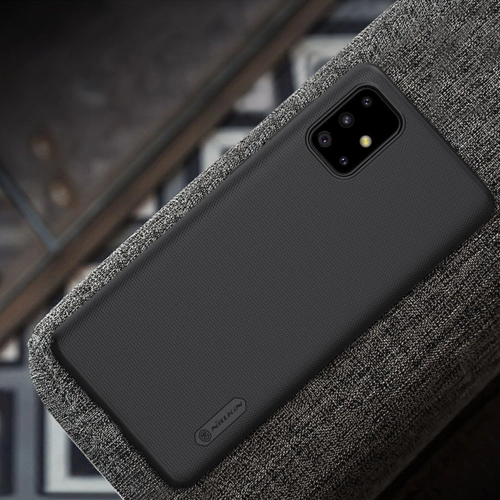 Hurtownia GSM - Etui Nillkin Super Frosted Shield Samsung Galaxy A71 Černé - NLK101BLK - {ean13} - Hurt