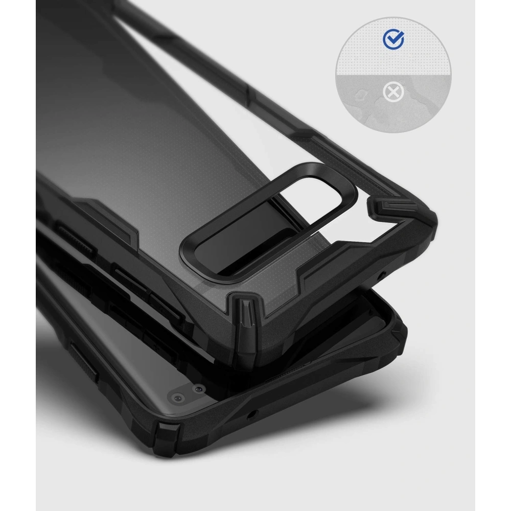 Hurtownia GSM - Etui Ringke Fusion-X Samsung Galaxy S10 Plus černé - RGK837BLK - {ean13} - Hurt