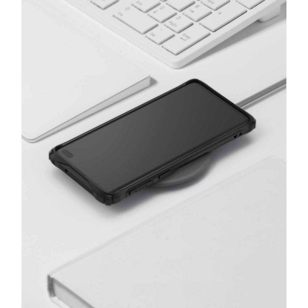 Hurtownia GSM - Etui Ringke Fusion-X Samsung Galaxy S10 Plus černé - RGK837BLK - {ean13} - Hurt