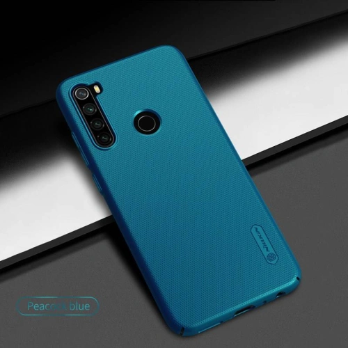 Etui Nillkin Super Frosted Shield Redmi Note 8 Peacook Blue