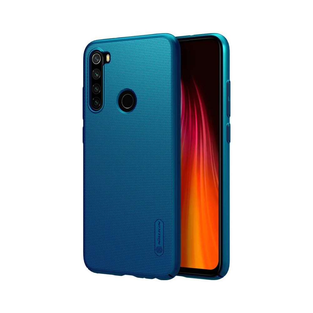 Hurtownia GSM - Etui Nillkin Super Frosted Shield Redmi Note 8 Peacook Blue - NLK082BLU - {ean13} - Hurt