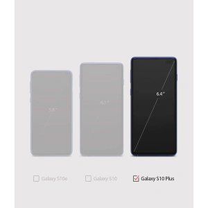 Folia Ringke Dual Easy Full Cover Samsung Galaxy S10 Plus Case Friendly