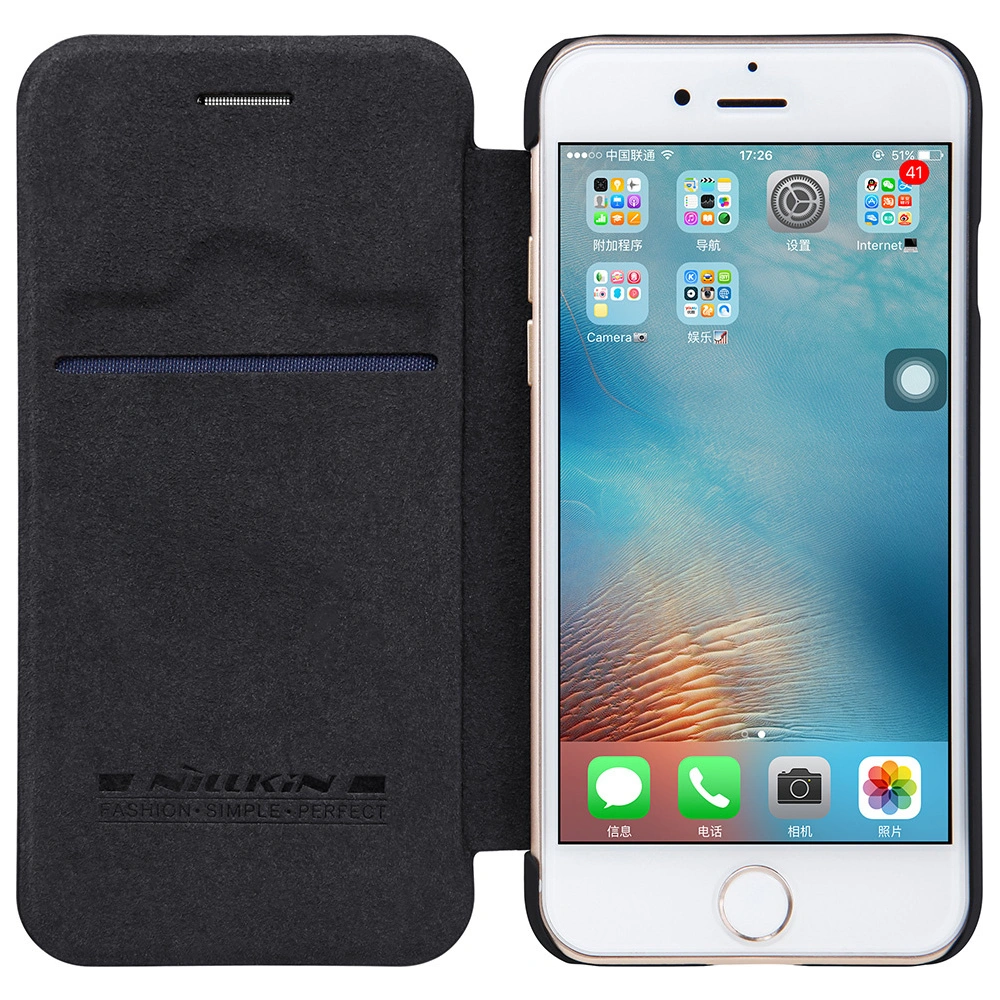 Hurtownia GSM - Etui Nillkin QIN Apple iPhone SE 2022/SE 2020/8/7 černé - NLK037BLK - {ean13} - Hurt