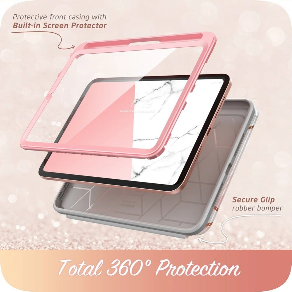 Hurtownia GSM - Etui Supcase Cosmo Apple iPad mini 2021 (6. generációs) / iPad mini 8.3" 2024 7gen Marble - SPC225MRB - {ean13} - Hurt